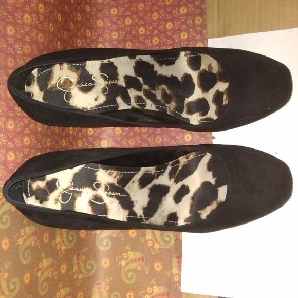 Jessica Simpson 9 1/2 women's black heel - Picture 3 of 17